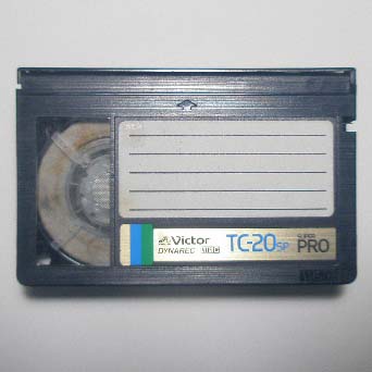 カビの生えたビデオテープCカセ写真